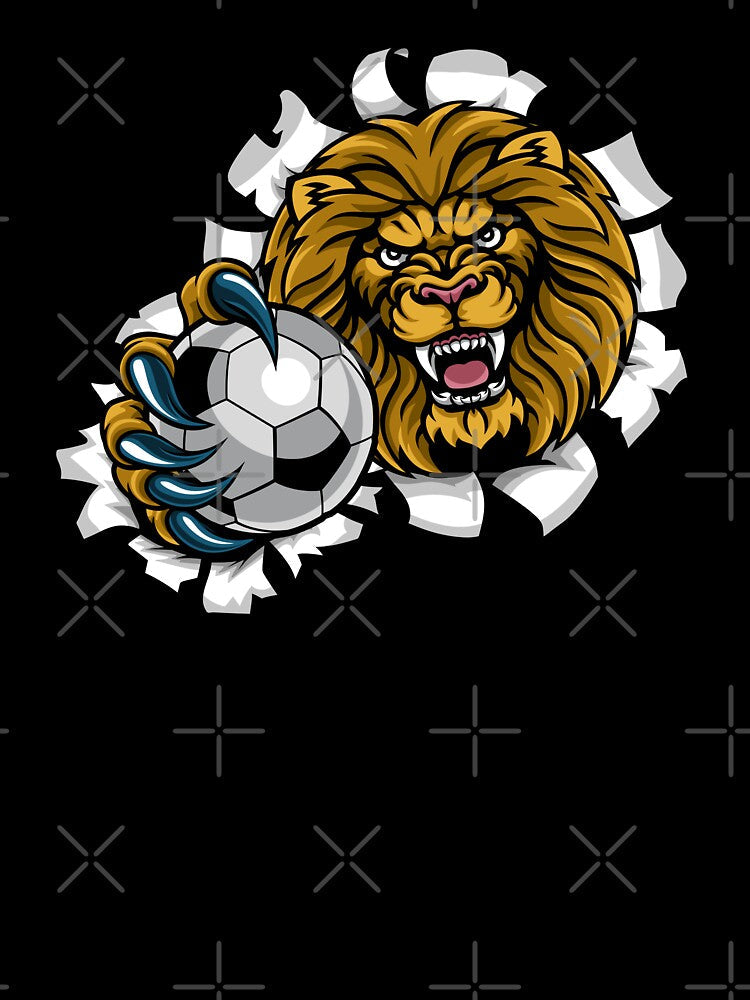 Lion As Soccer Player by artlaila