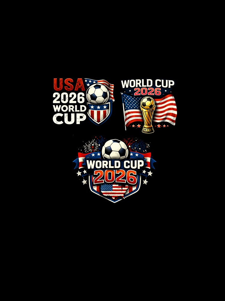 World Cup 2026 USA T-Shirt – Soccer Football Fan Design | America Host Edition by NomadUSArt