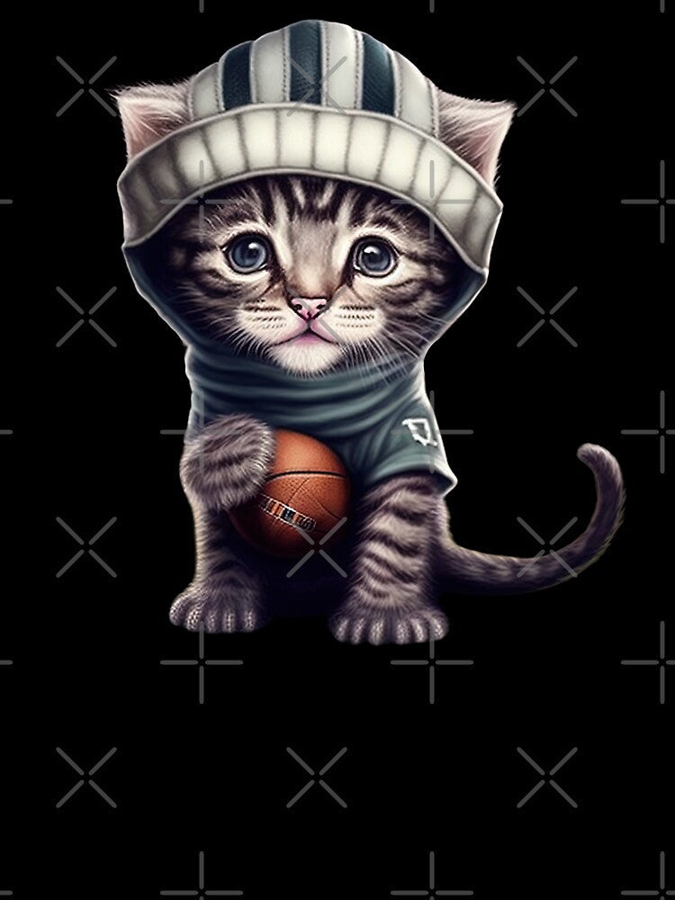 Cat basketball by AnimalArtPhotos