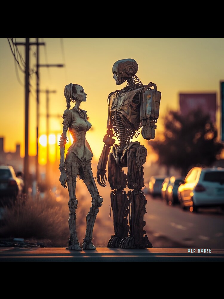 Undying Love, Dystopian Cyborgs by UbeeU-Pixels