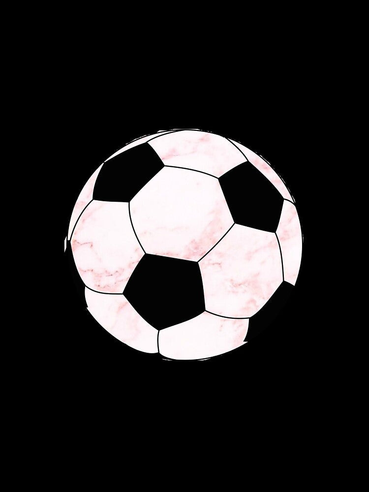 Pink Marble soccer ball by alanarose98