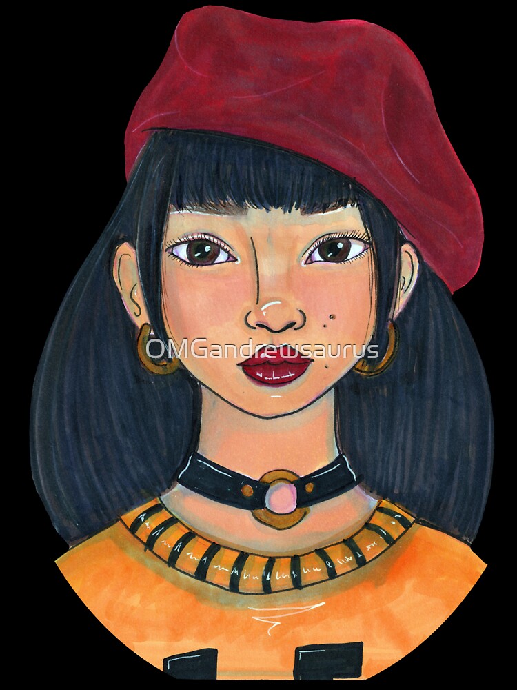 Raspberry Beret by OMGandrewsaurus
