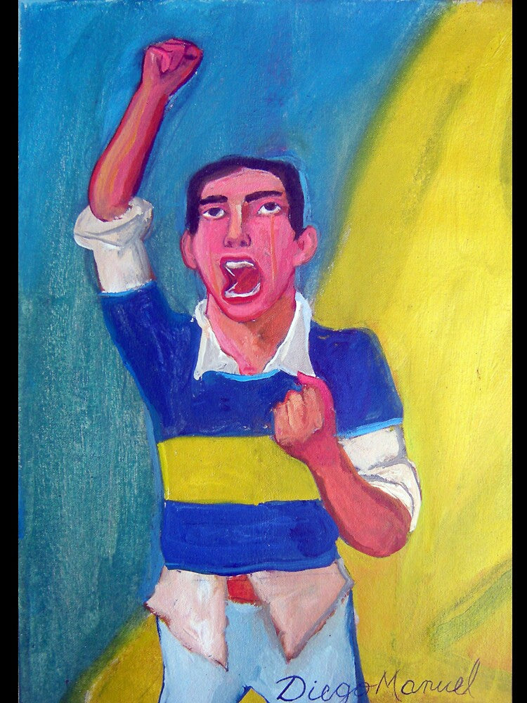 Soccer fan by Diego Manuel Rodriguez
