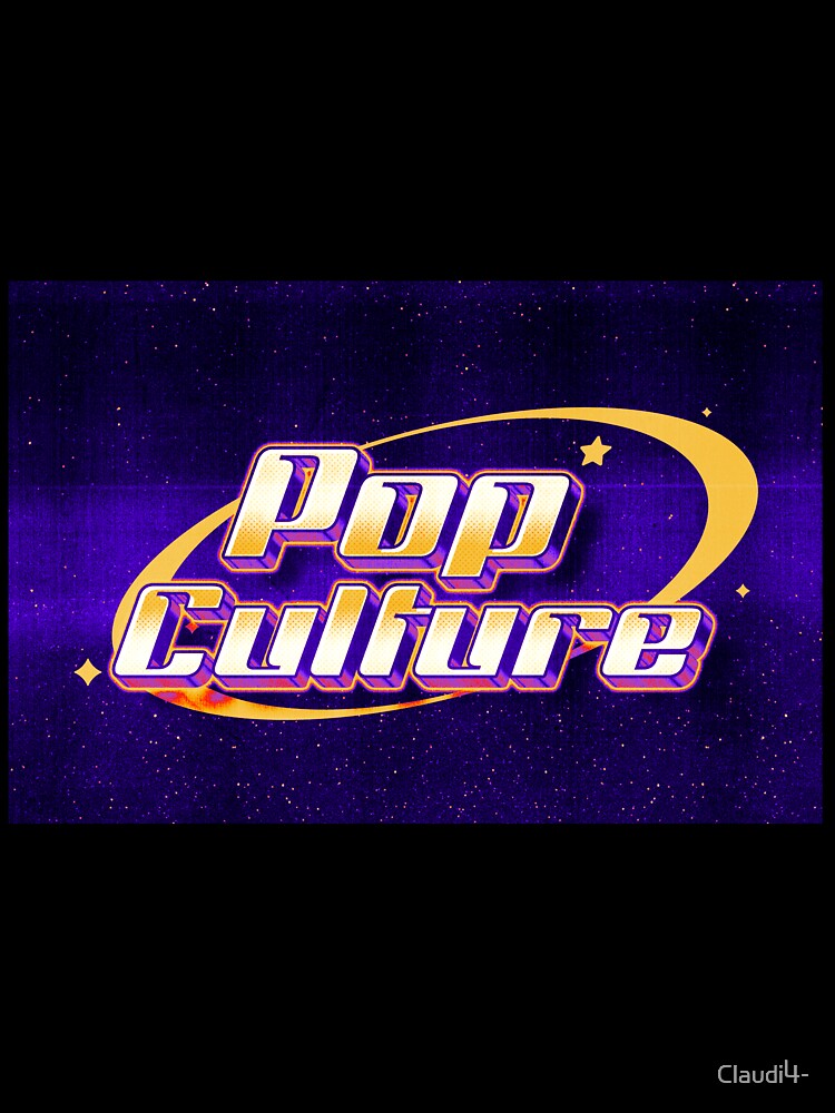 Pop Culture Y2k Typography by Claudi4-
