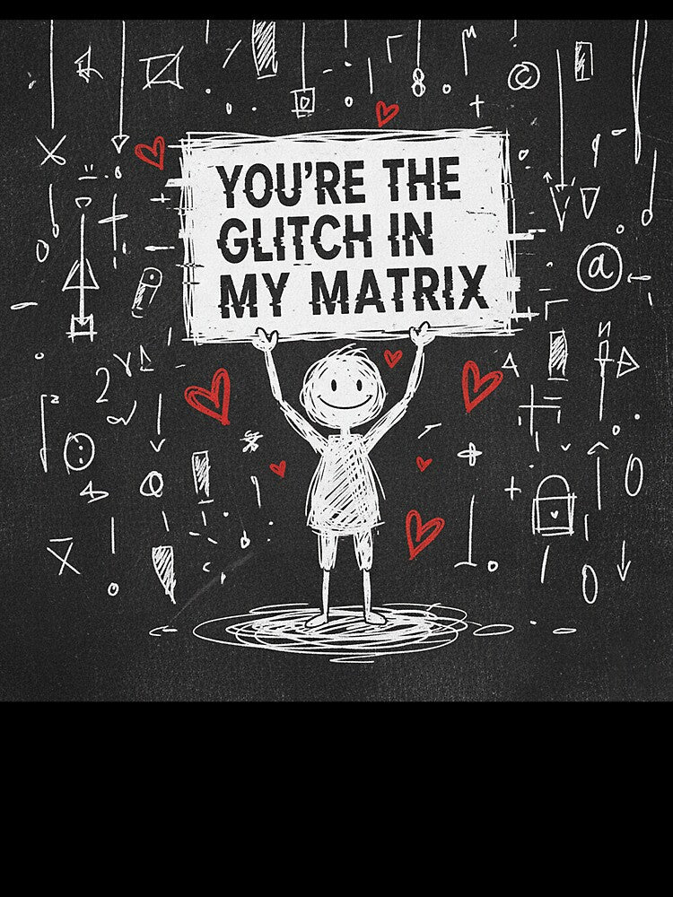 Glitch in My Matrix: Geeky and Minimalist Love by VisualRotaStudio