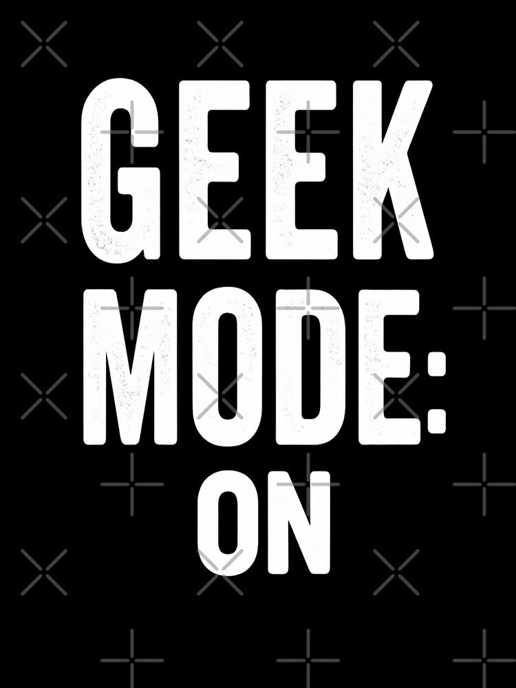 Geek T-shirt “Geek Mode: ON” – Funny gamer design by Japonmania : "le style venu du coeur "