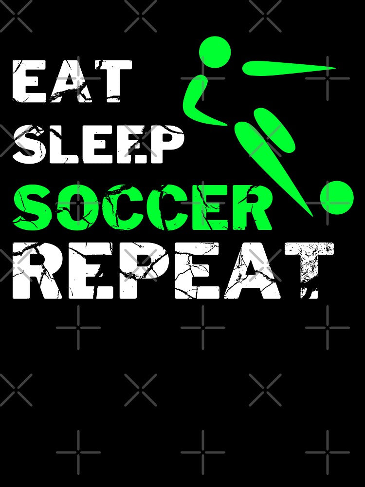 Eat Sleep Soccer Repeat by backham-design