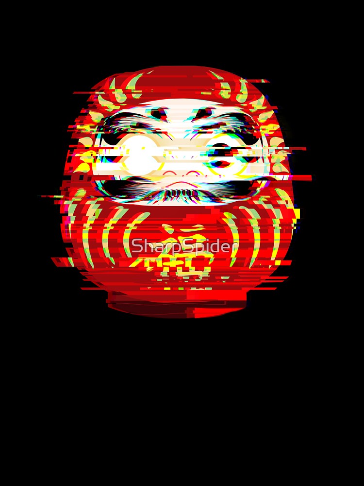 Glitch Daruma by SharpSpider