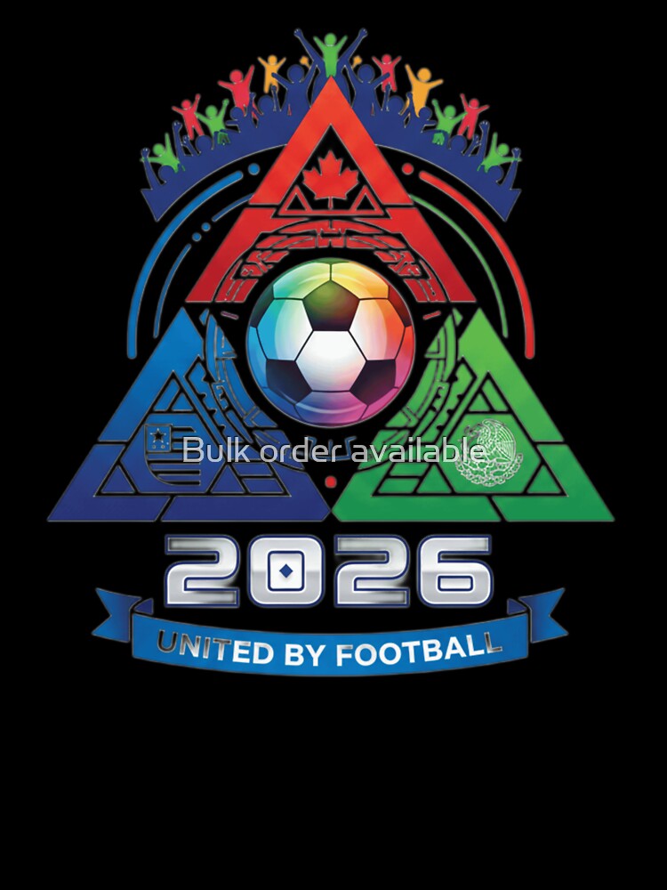 Triangular United by Football World Cup 2026 Emblem by Bulk order available