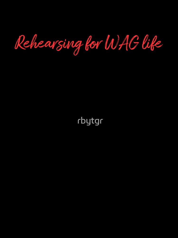 Rehearsing for WAG life - Red by rbytgr