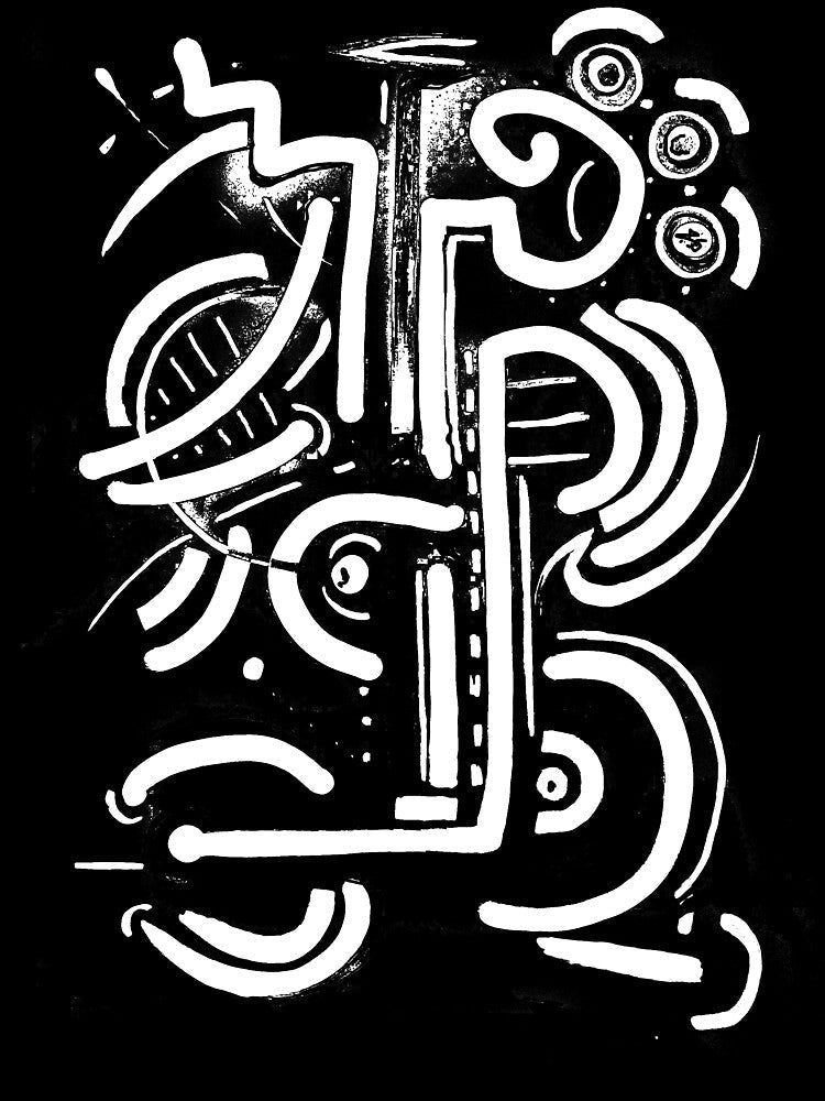 Hyroglyphic 1 mono by The Daily Dose