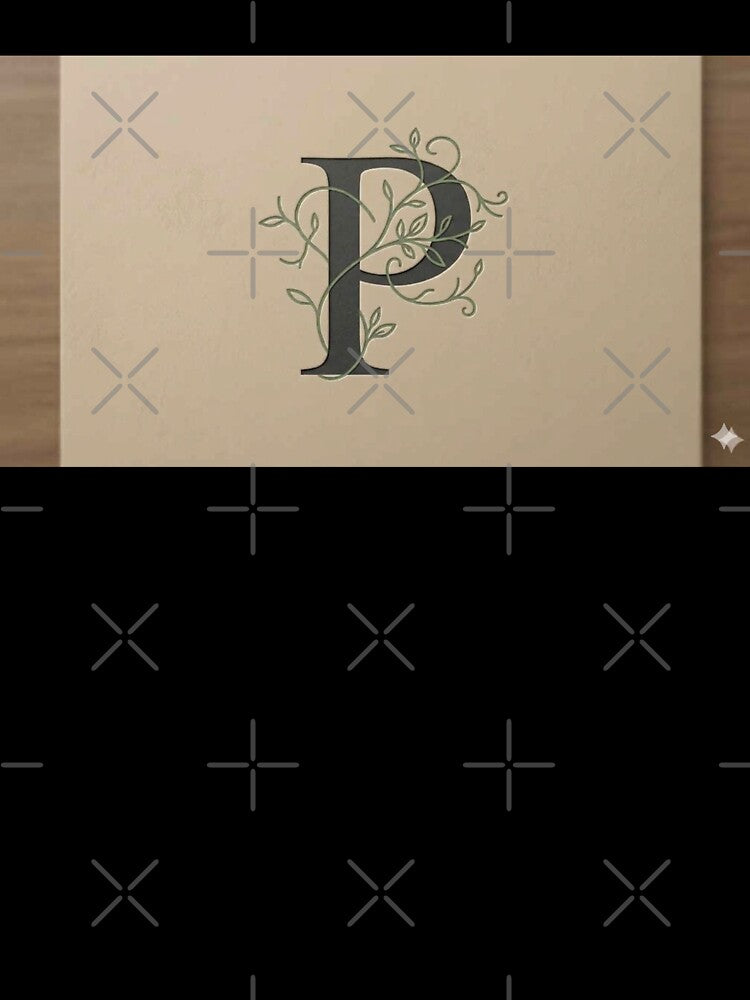 Neo minimalism - Alphabet P by TinyOrbitsDesign