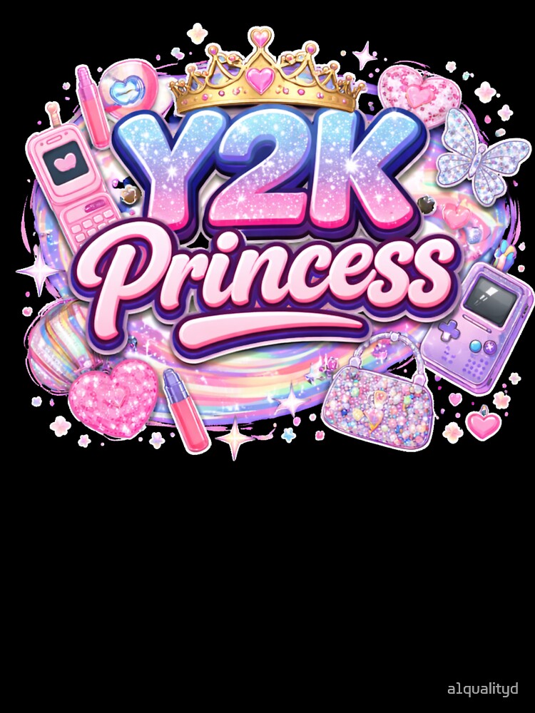 Y2K Princess Aesthetic – Cute Pink Girly Retro by a1qualityd