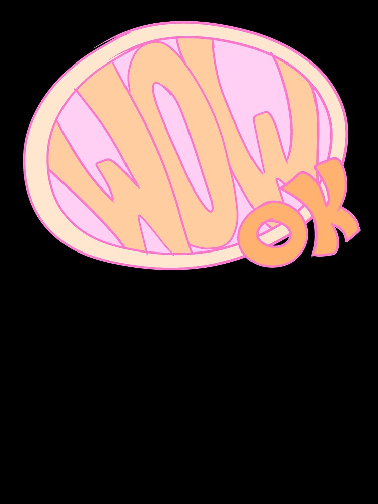 wow ok (orange and pink) by gross-girl99