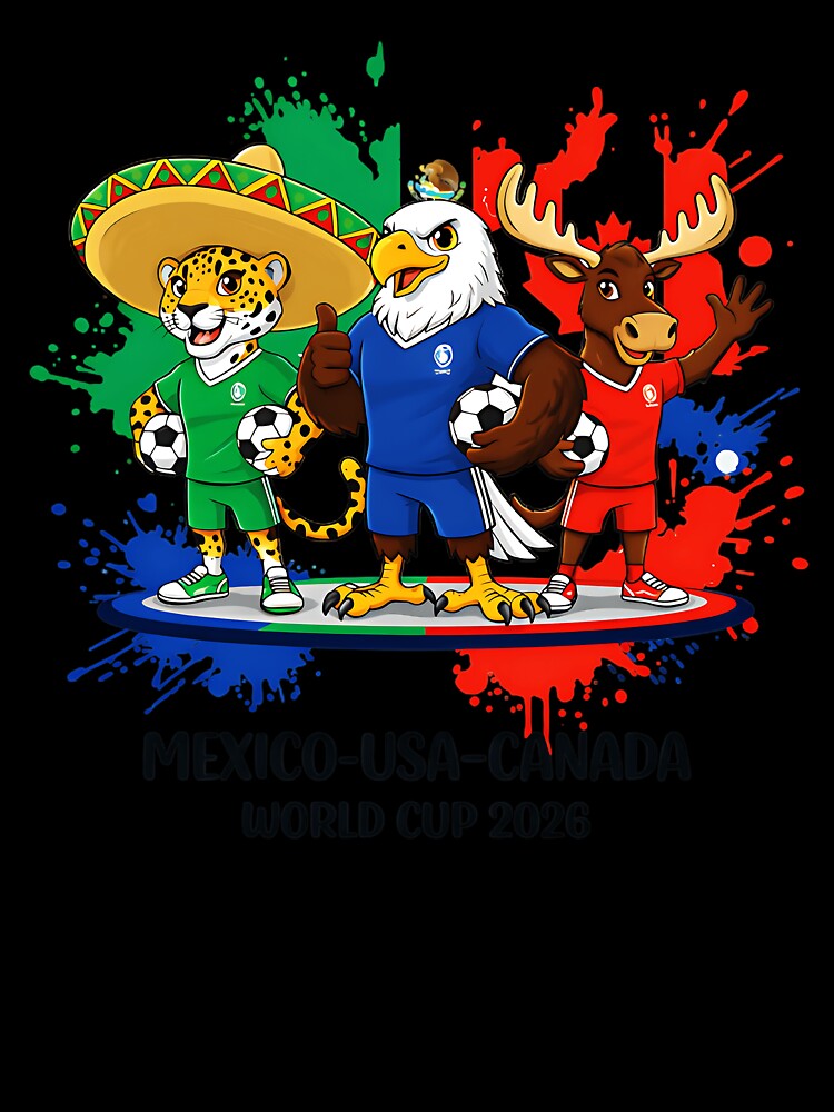 Mexico-Usa-Canada World Cup Nations Soccer Fan by LeoSnarf