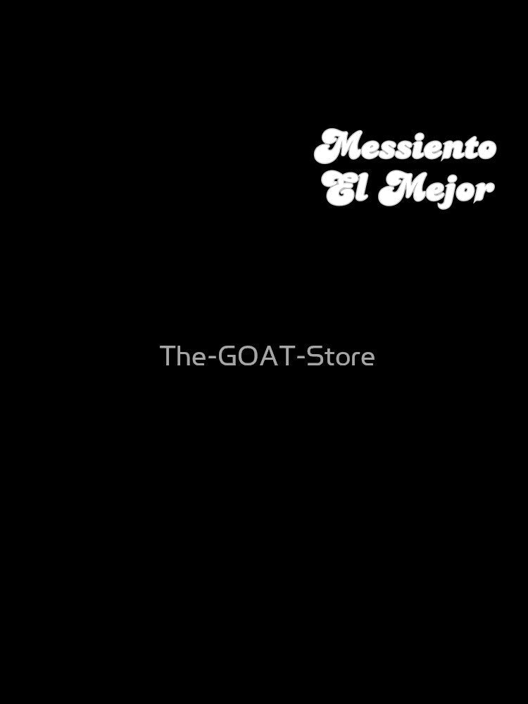 Messiento el Mejor soccer futbol quote art by The-GOAT-Store
