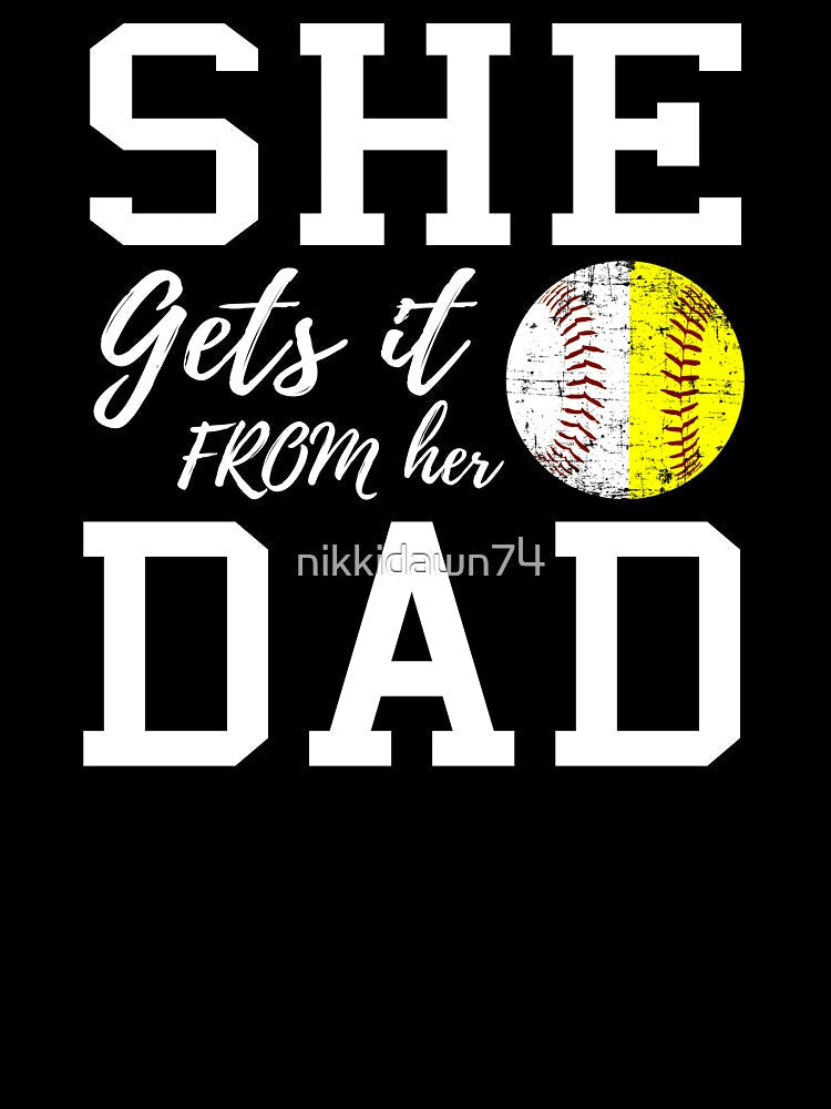 She Gets It From Her Dad  graphic by nikkidawn74