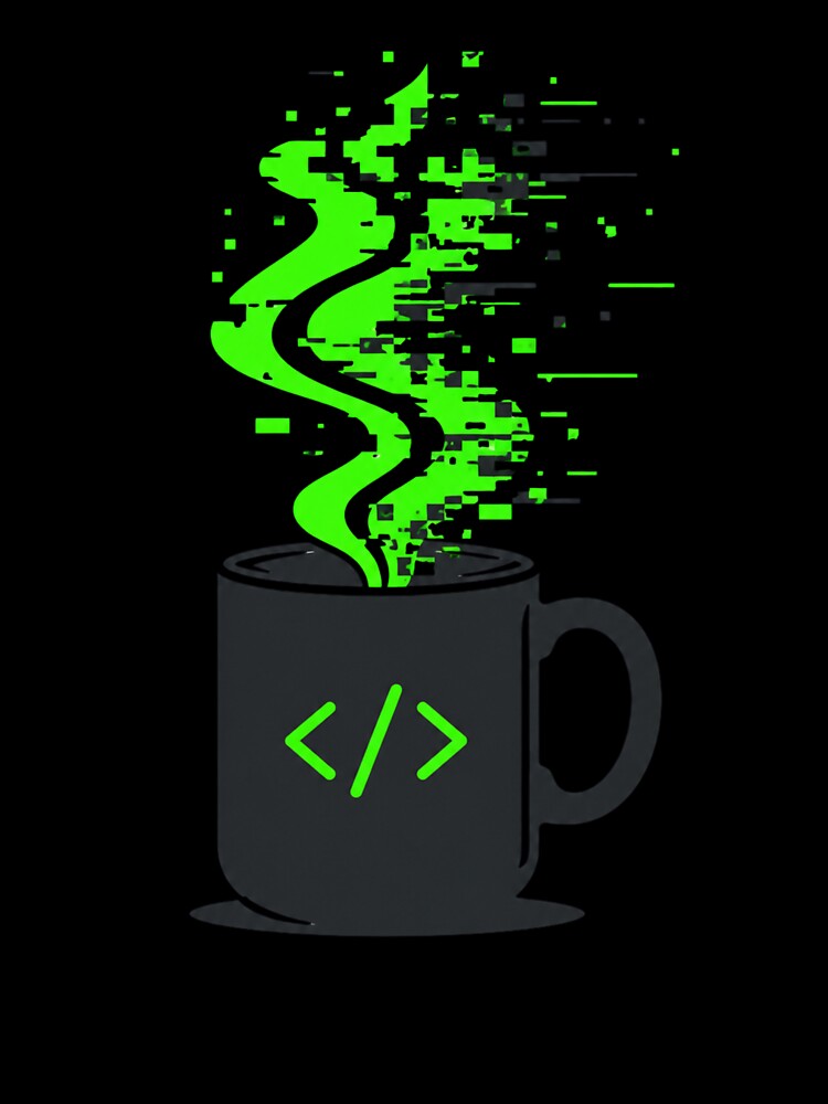 Glitch In The Matrix Funny Coffee System Error Corporate by PixelPublishing