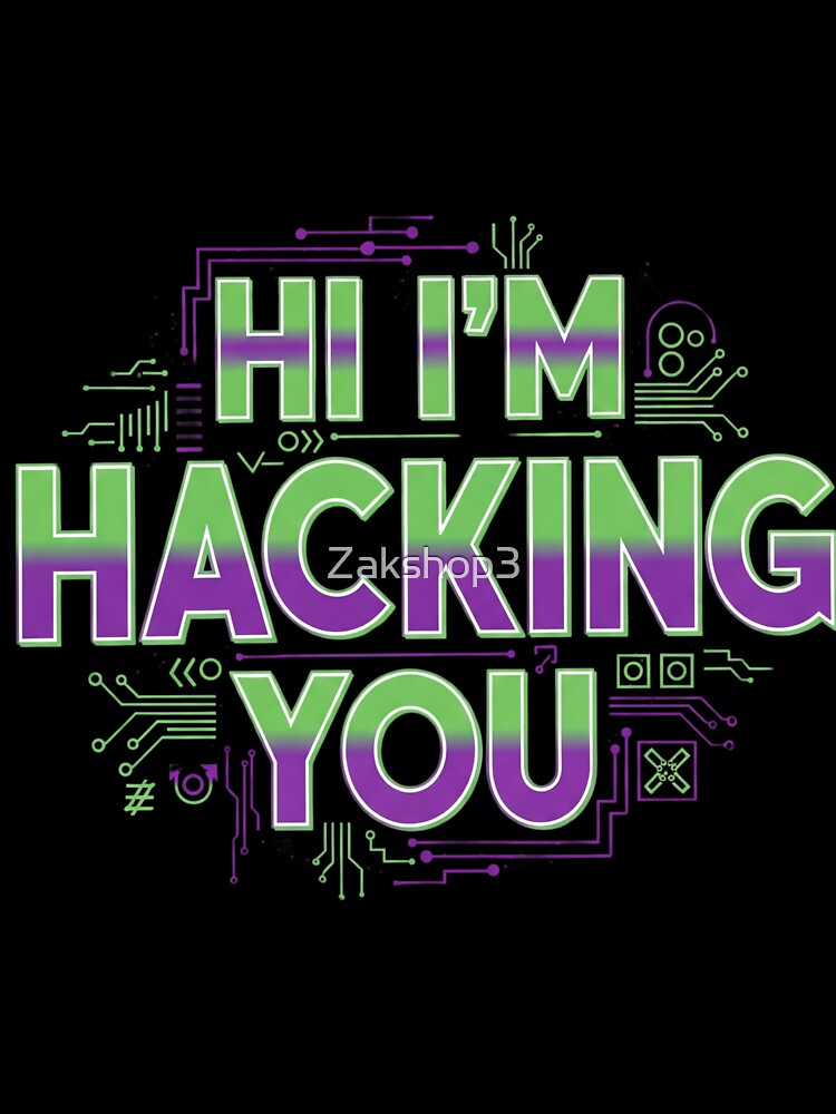 Hi I'm Hacking You - Digital Glitch Intrusion by Zakshop3