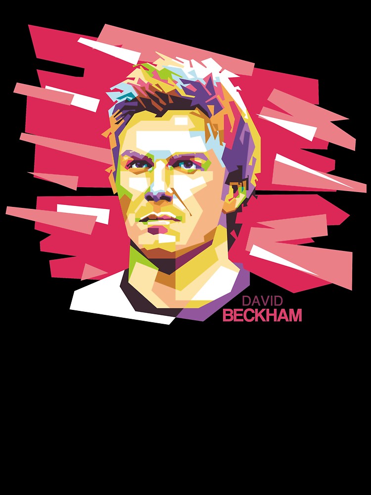 David Beckham in Vector Pop Art by Limada Iqbal