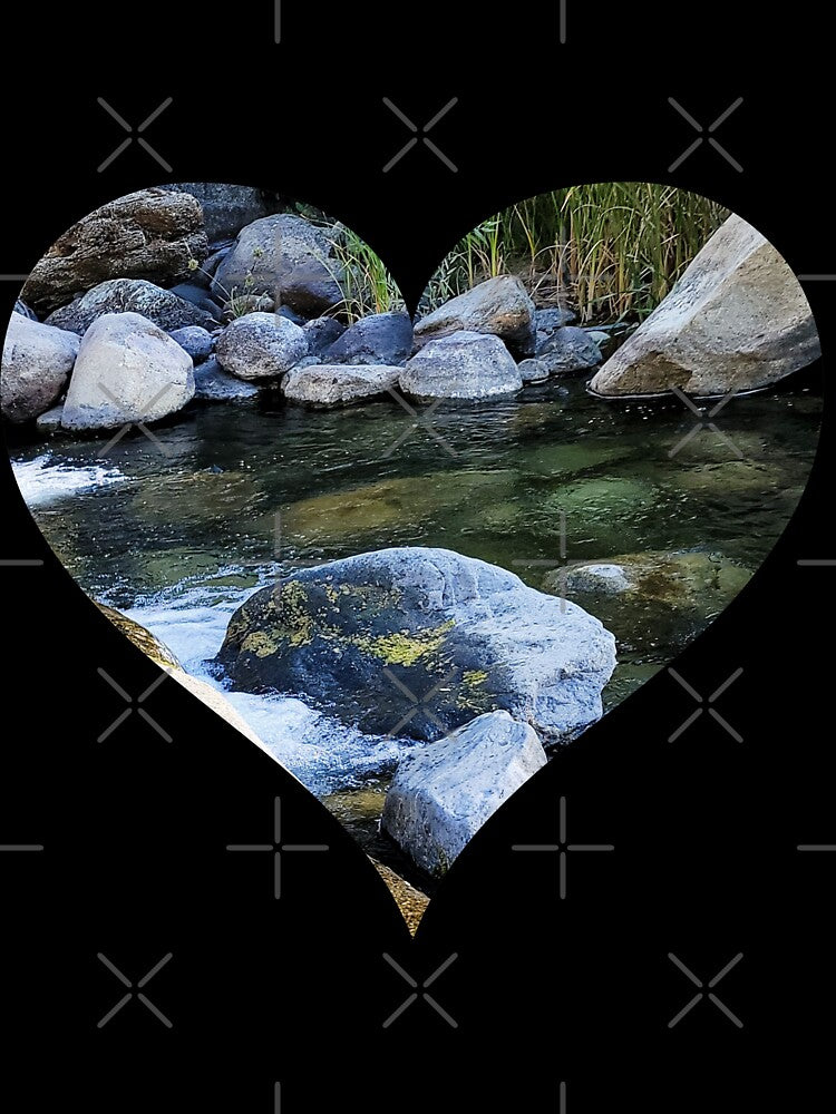 The Original Blue Moon River Heart by Hexxyl