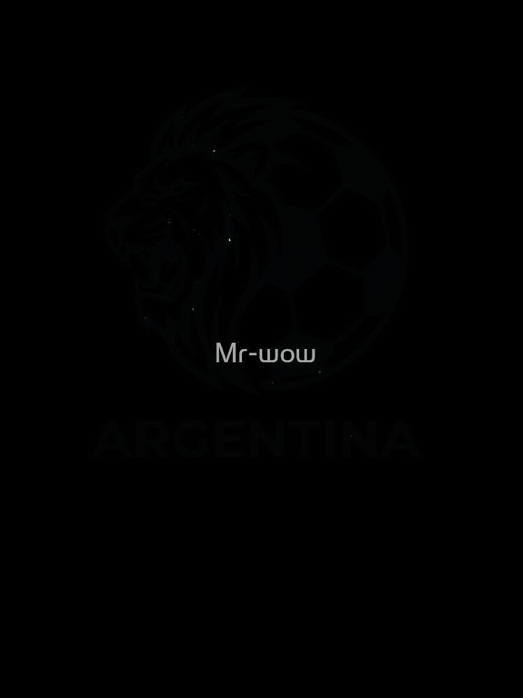 Aesthetic Argentina Soccer Lion Athletic Corporate Decal by Mr-wow