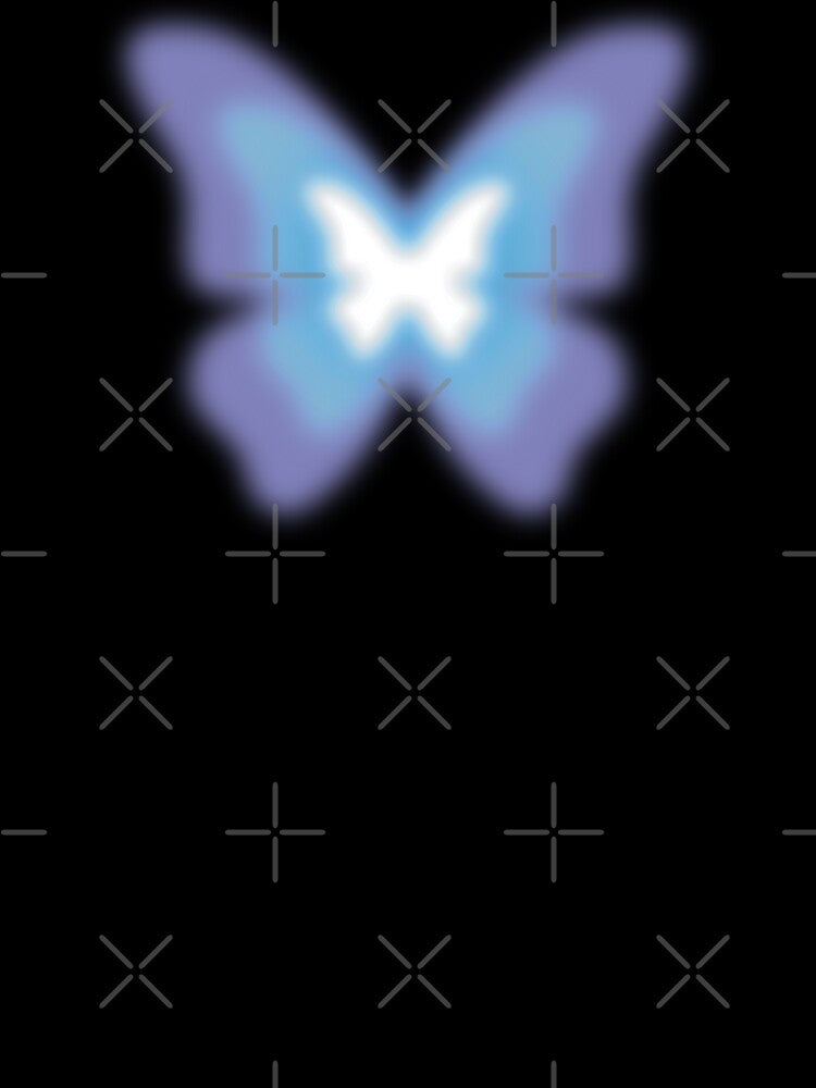 Y2K Blue Butterfly by xWiseGirl