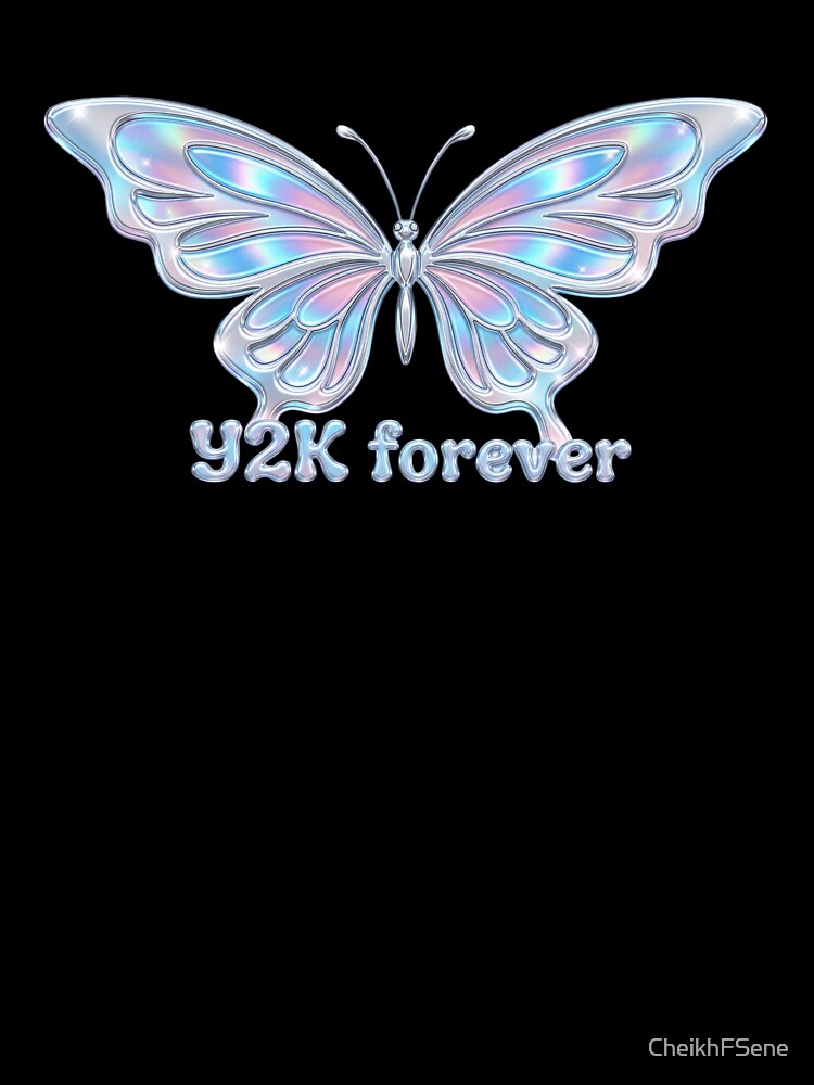 Y2K Butterfly — Chrome Holographic Iridescent 2000s Aesthetic by Velustro Shop