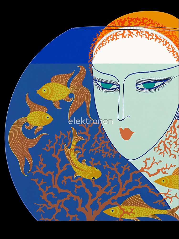 Erté - The Twenties Remembered Suite, Fish Bowl by elektronen