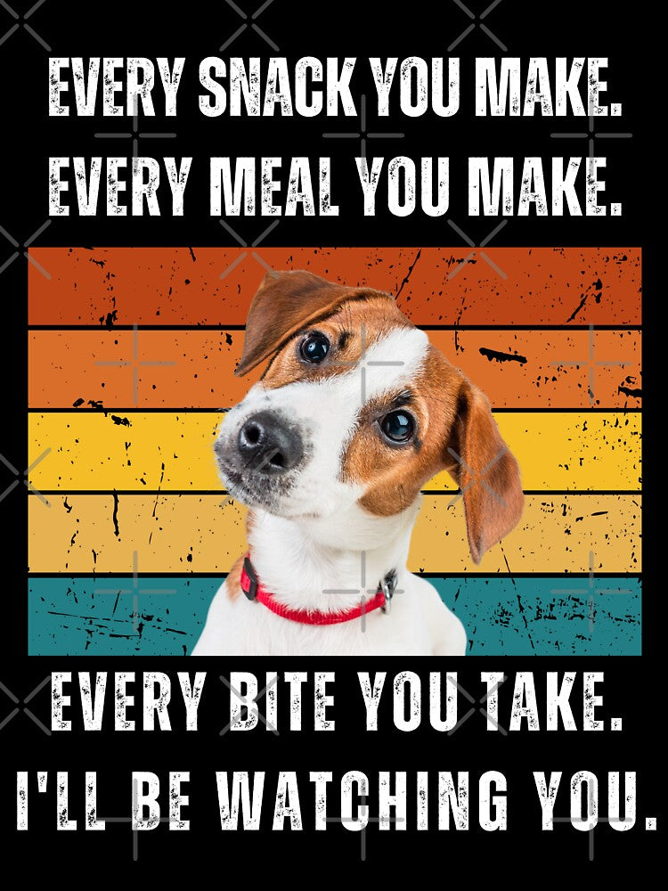 Every snack you make. Jack Russell retro design by hexchen09