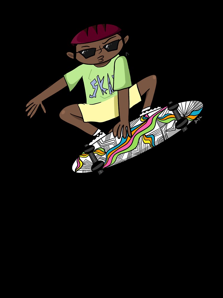 Skater Boy Cartoon by sydneymcc