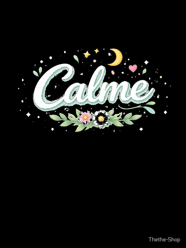 Minimalist Design – Calm – Clean Quote by Thethe-Shop