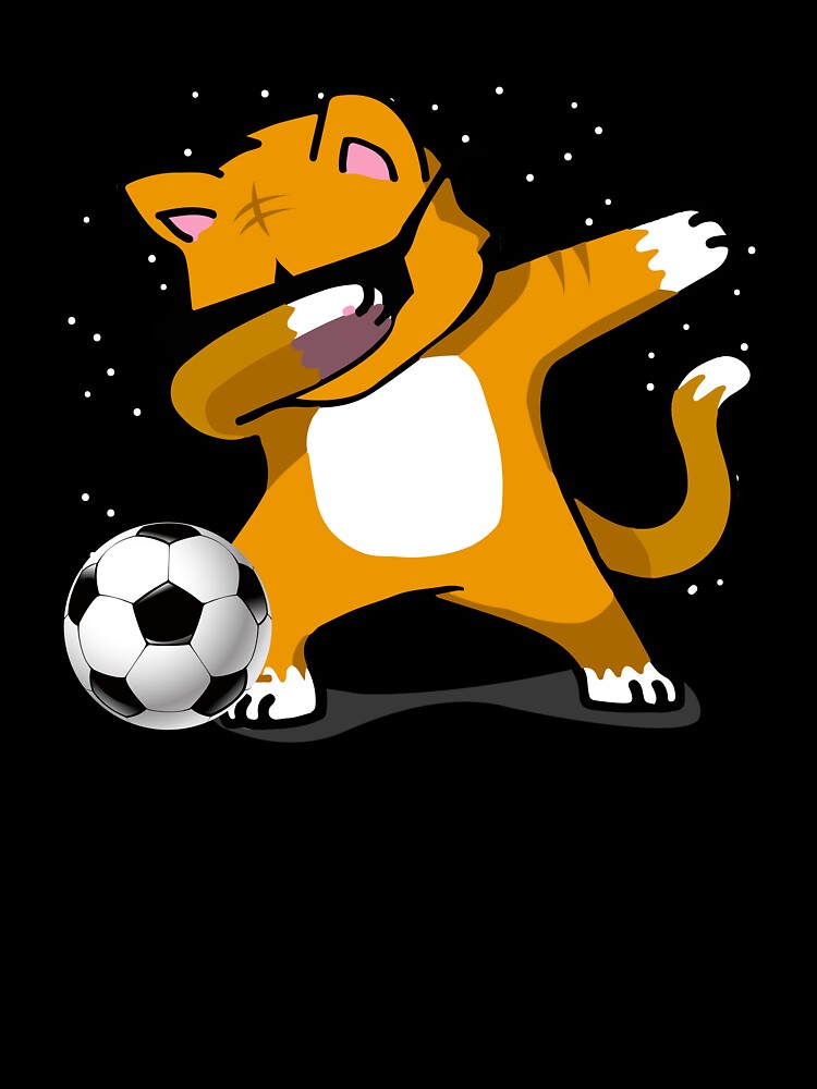 Cat Shirt - Funny Soccer Dabbing Cat tShirt Gift by chihai