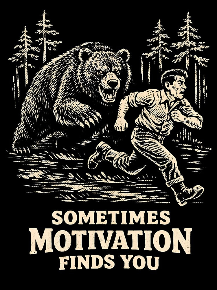 Sometimes Motivation Finds You by artbycynthias