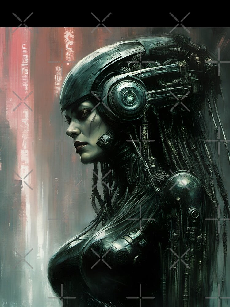 Futuristic Transhumanism Art by FunkyPunkz