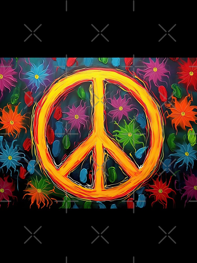 Hippie sign for hippie souls by Rosaliartbook