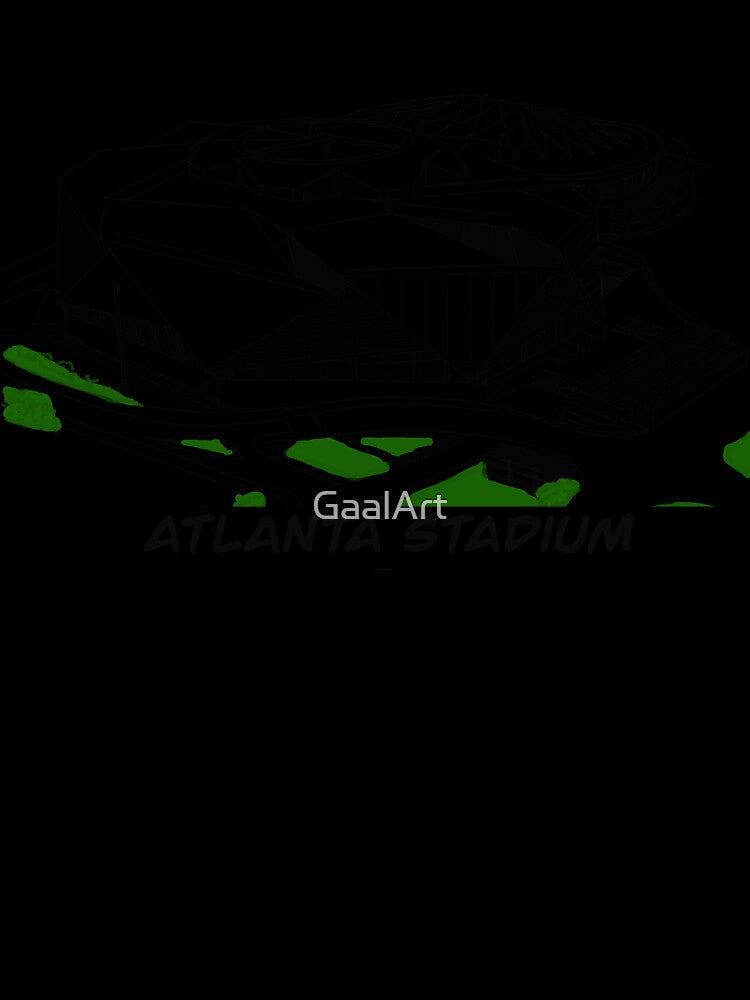 Drawing/Sketching Atlanta Stadium USA by GaalArt