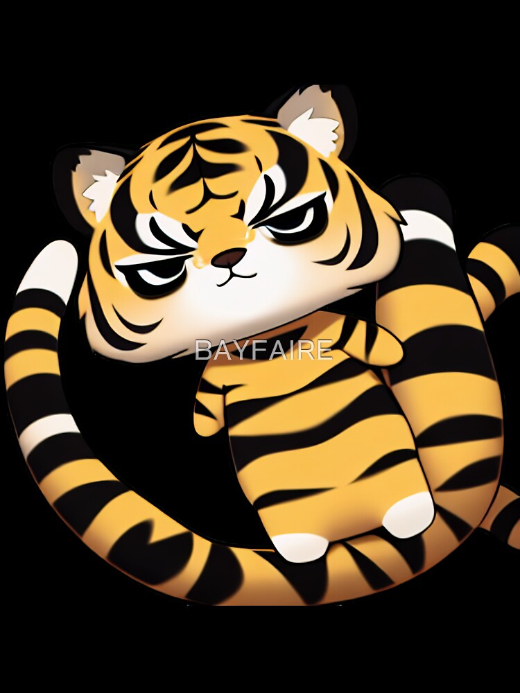 Serious Chibi Tiger by BAYFAIRE