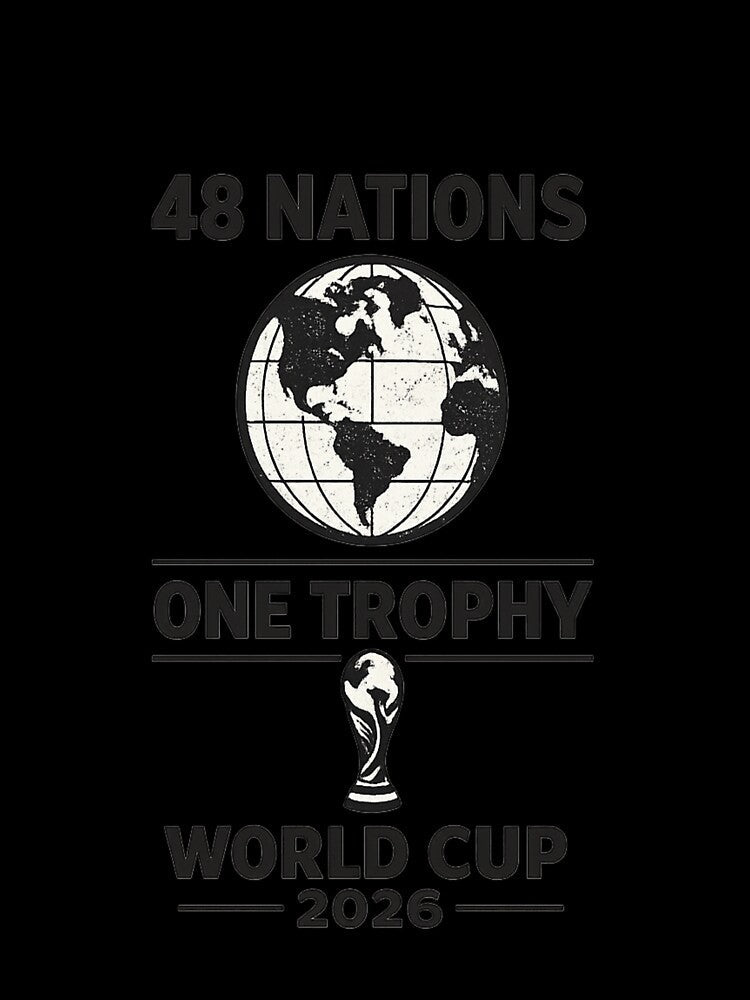 48 Nations One Trophy | World Cup 2026 Football Design by ArthUpscale