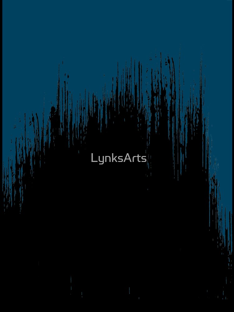 blue grunge splash downwards by LynksArts