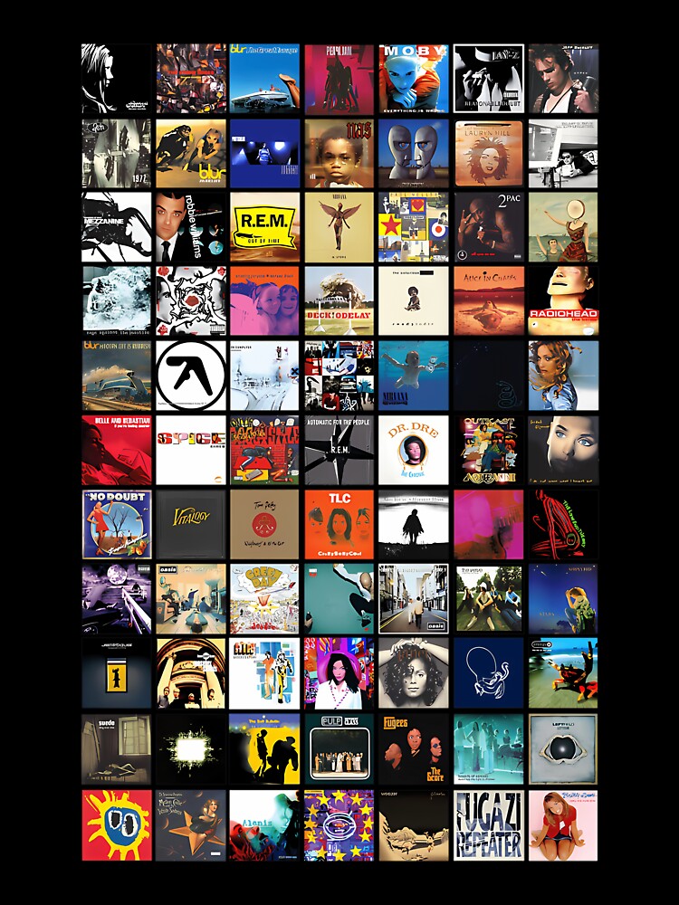 90S Vinyl Covers - 1990S Music - Vintage Album Cover Art by Orenda-om