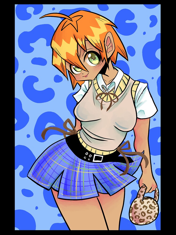 Y2k anime leopard print by gross-girl99