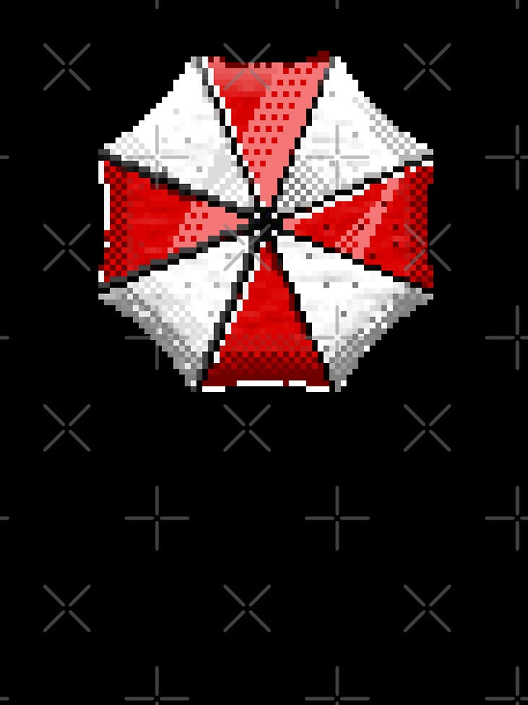 Umbrella Corp - Sci-Fi Fantasy, Dystopian Theme, Video Game Tribute, Futuristic Design, Geek Culture, Apocalyptic Art by PixStickers