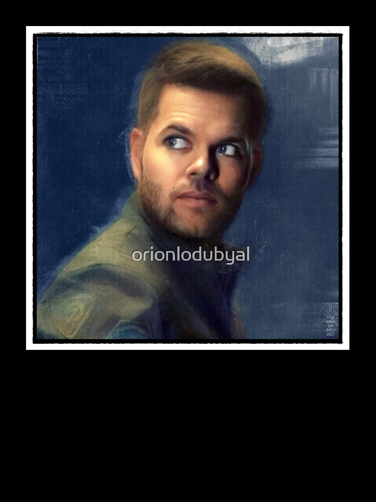 Amos Painting Portrait for Screaming Firehawks by orionlodubyal