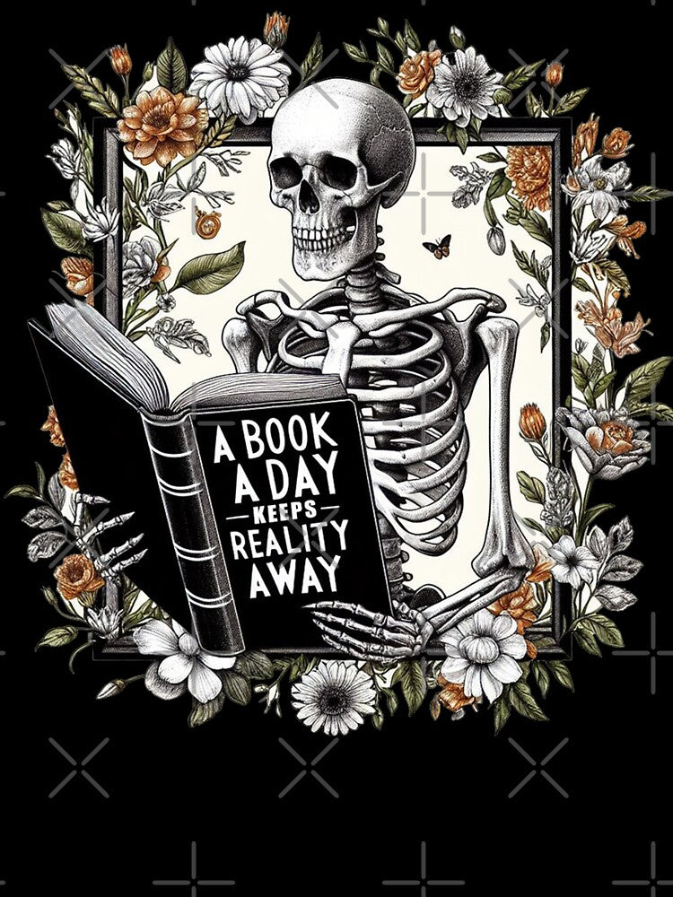 Bookish Aesthetic A Book A Day Keeps Reality Away by vectcd