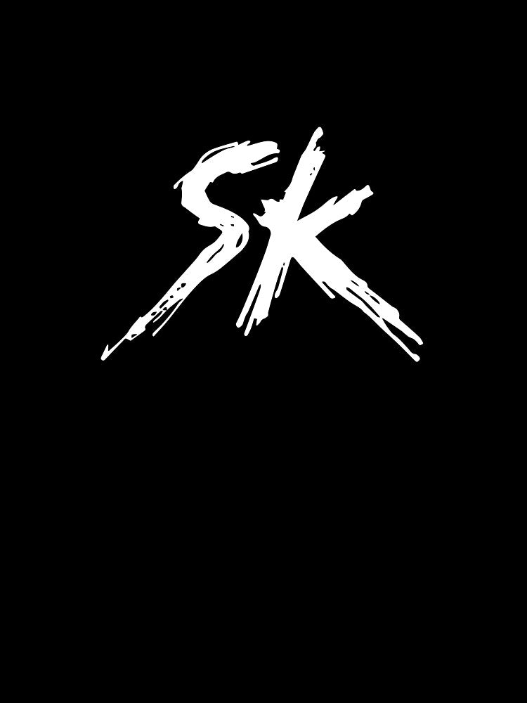 The Silent K Band Logo - White by thesilentkband