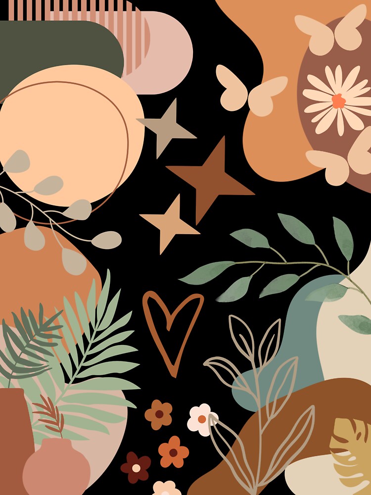 Floral boho pattern by emalijae