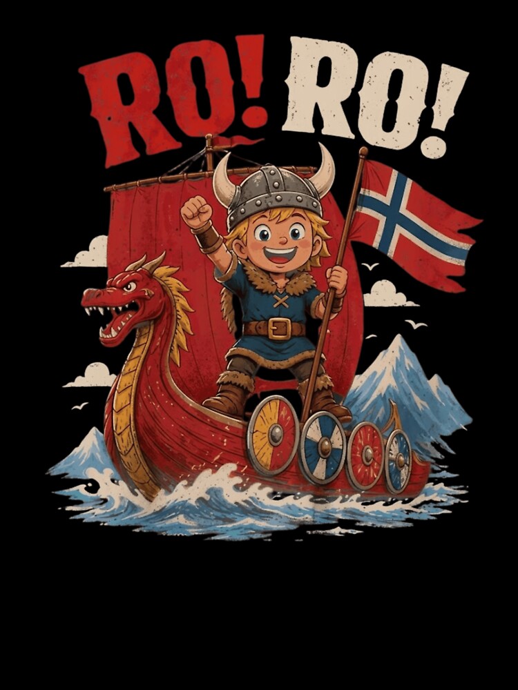 Cute Viking Row Norway Soccer Fan Ro Ro Chant Longship by haitrieuic96