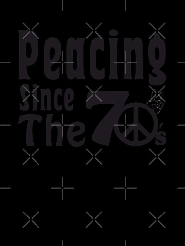 Peacing Since The 70's Monochromatic by MinimalSketches