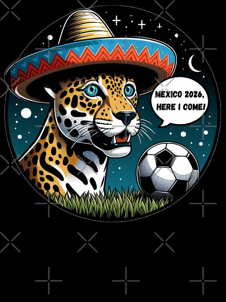 USA CANADA MEXICO 2026: The Sombrero-Wearing Leopard of Mexico 2026 by Tw1nsAIArt